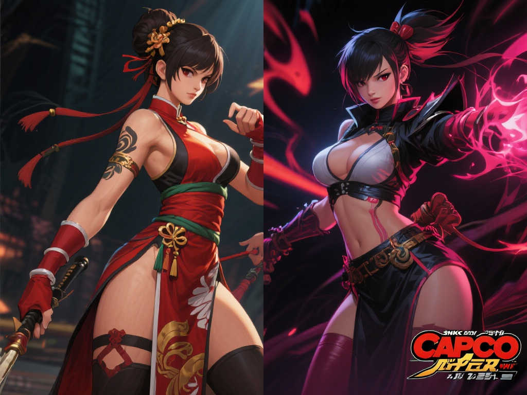 谁更火辣？卡普空与SNK不知火舞身材设计大PK
