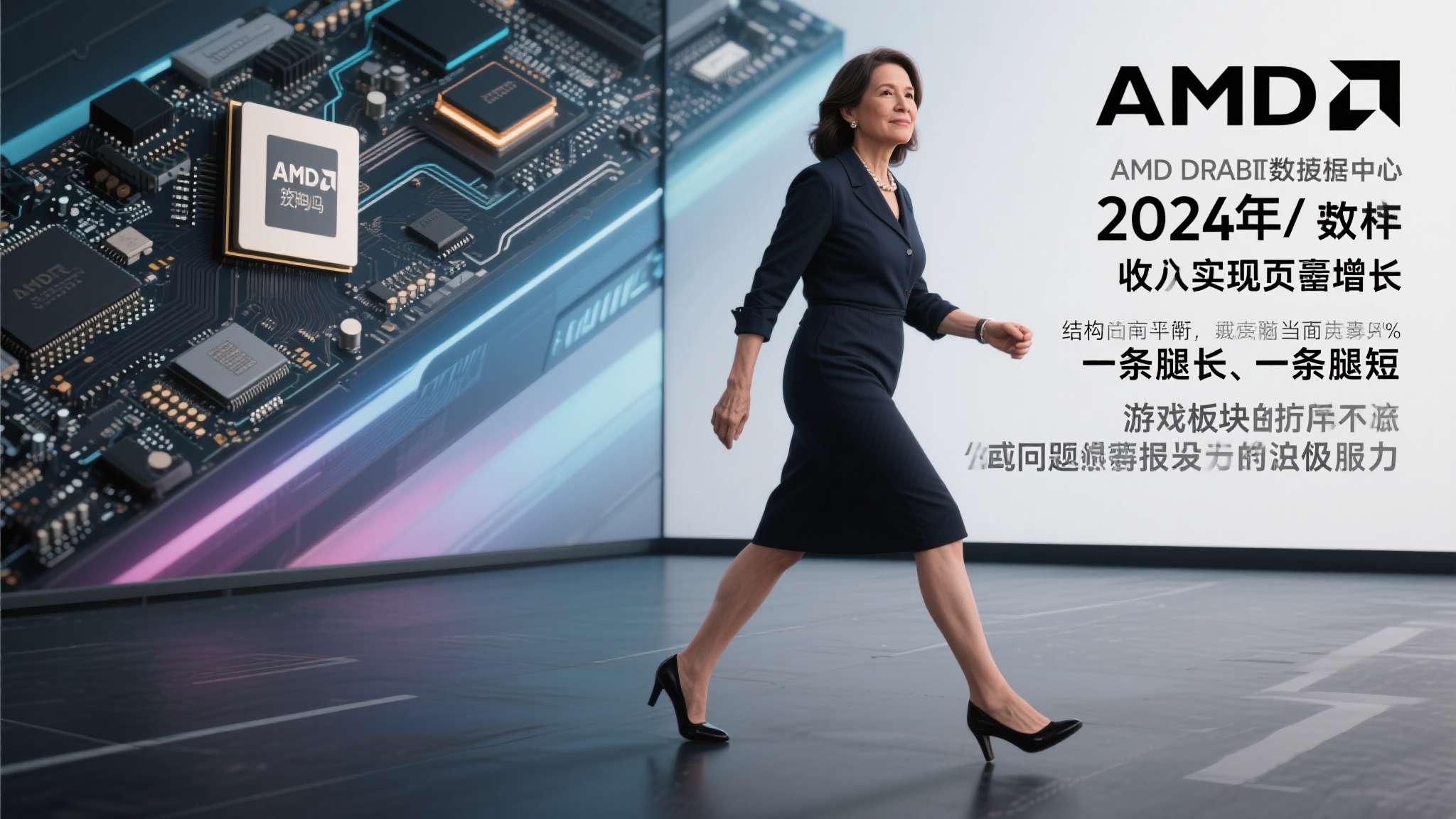 AMD财报预警下半年游戏收入锐减20%:苏妈要哭了 以2024年为例,AMD的数据中心收入实现了强劲增长,但游戏板块的持续疲软几乎抵